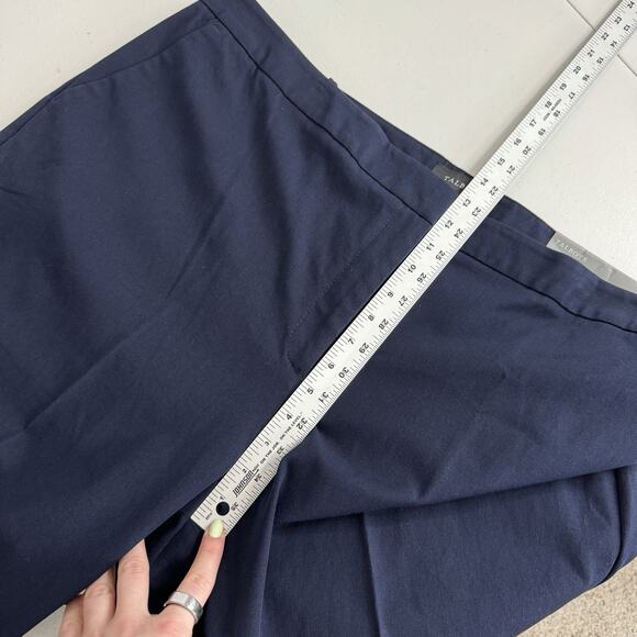 Talbots Womens Dress Pants 24W Blue Hampshire Straight Leg Ankle Trouser Career - Picture 6 of 15